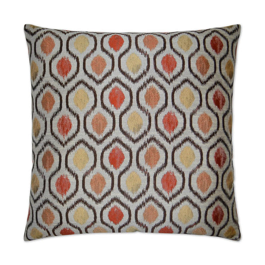 D.V. Kap Brandon Brick Red Throw Pillow With Insert
