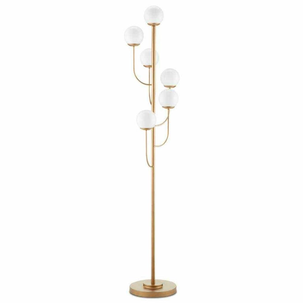 Brass Farnsworth Floor Lamp Floor Lamps Sideboards and Things By Currey & Co