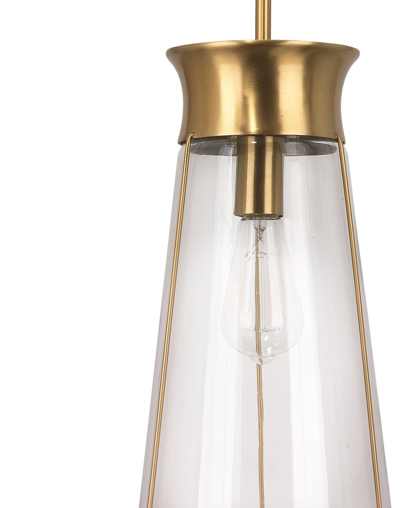 Brass & Glass Nara Pendant Pendants Sideboards and Things By Jamie Young