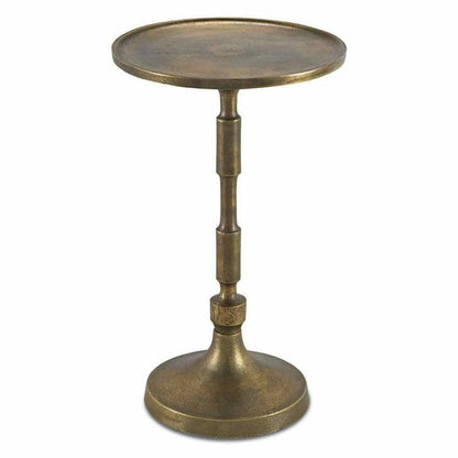 Brass Pascal Accent Table Side Tables Sideboards and Things By Currey & Co