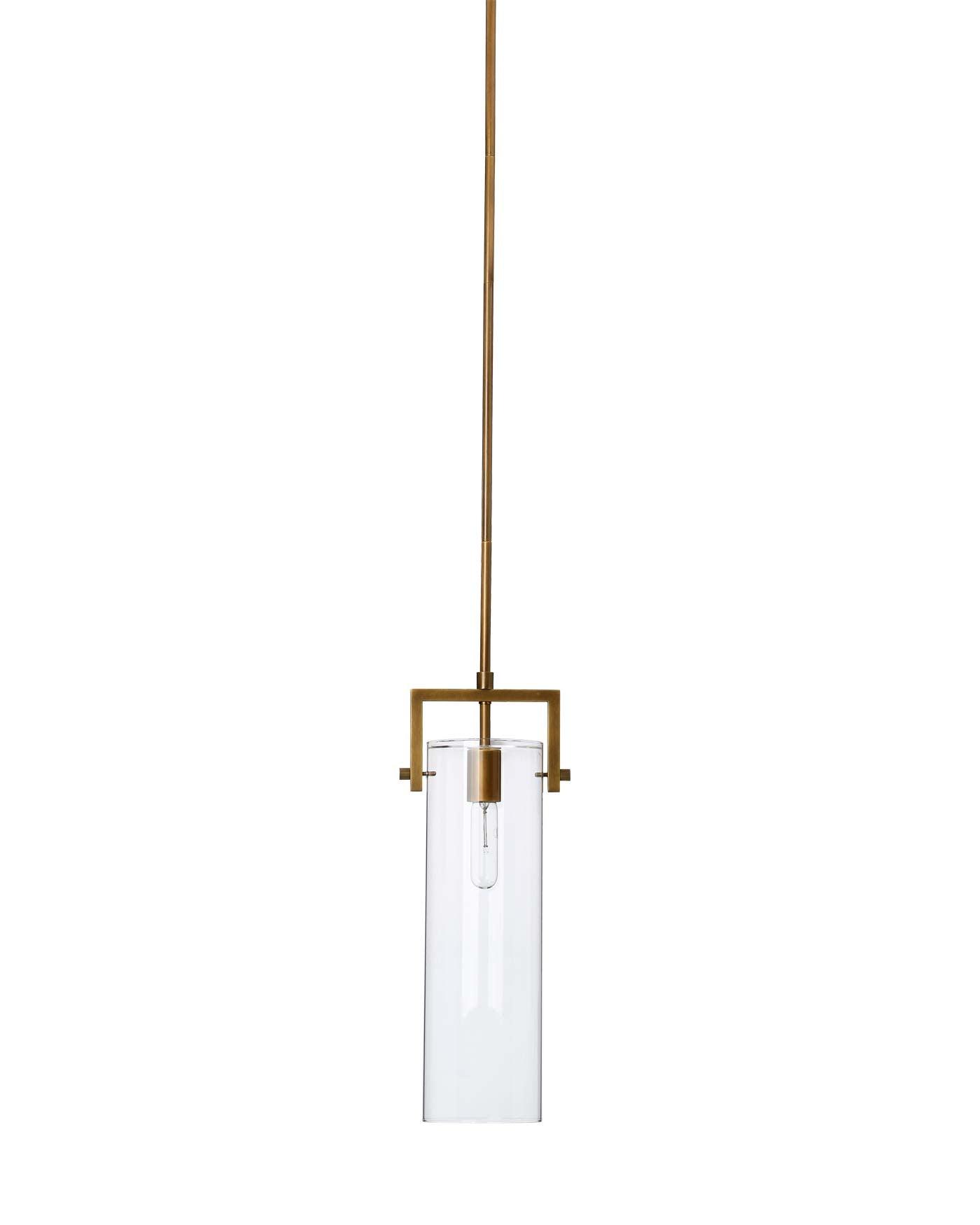 Brass and Glass Over Island Lighting Cambrai Pendant Small Pendants Sideboards and Things By Jamie Young