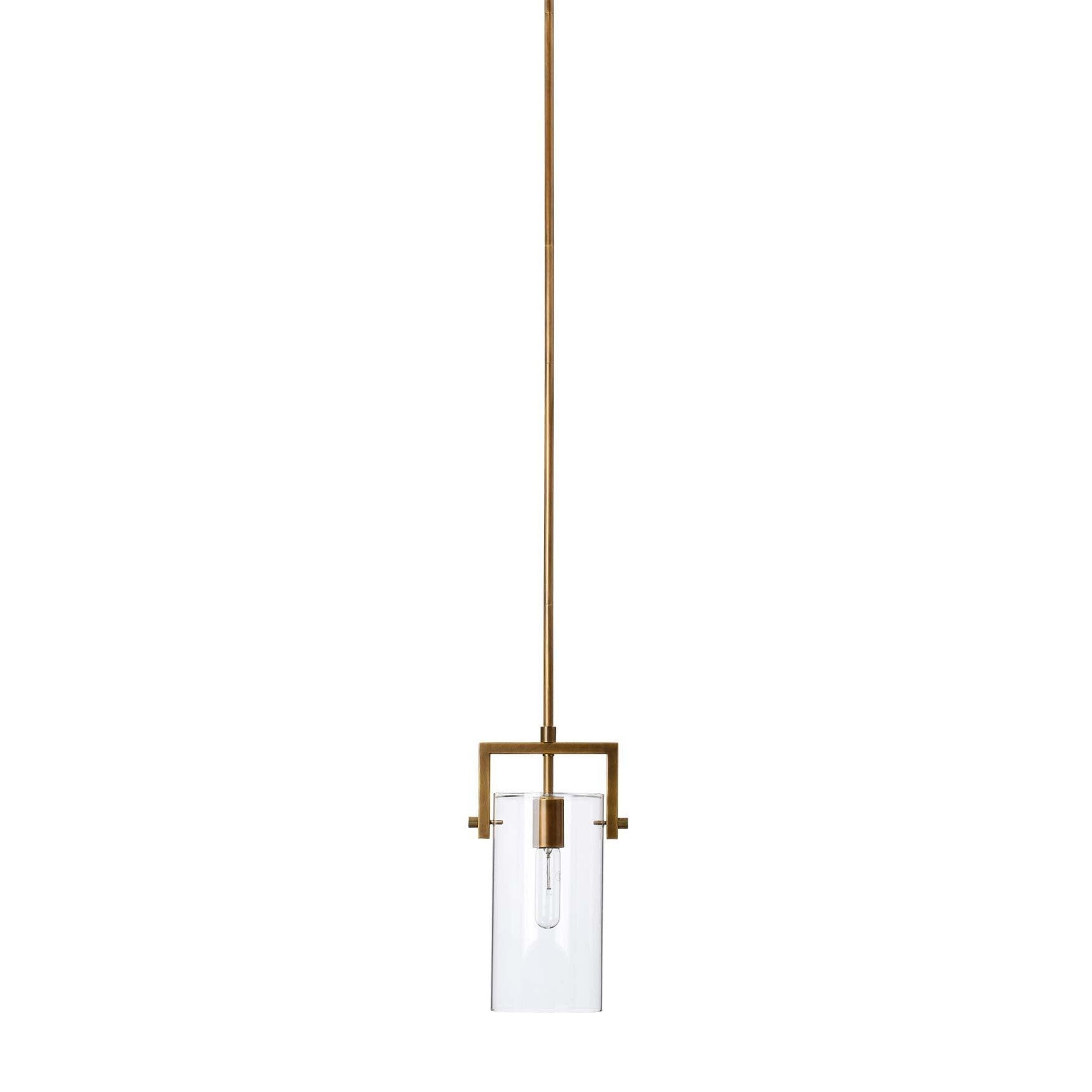 Brass and Glass Over Island Lighting Cambrai Pendant Small Pendants Sideboards and Things By Jamie Young