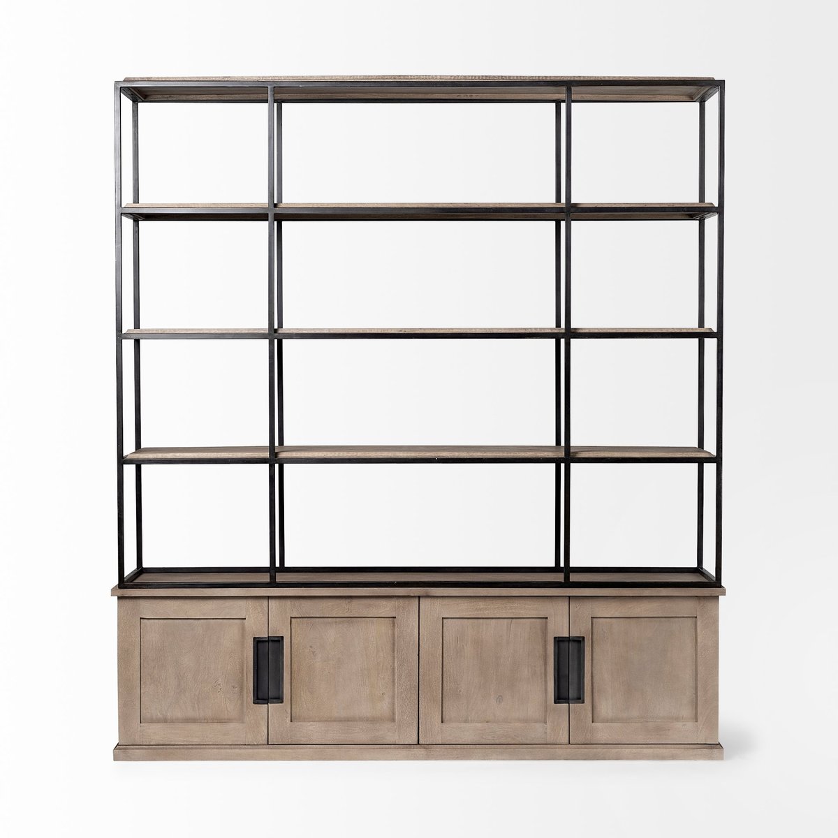 Mercana Braxton Iron Three Shelves Etegere