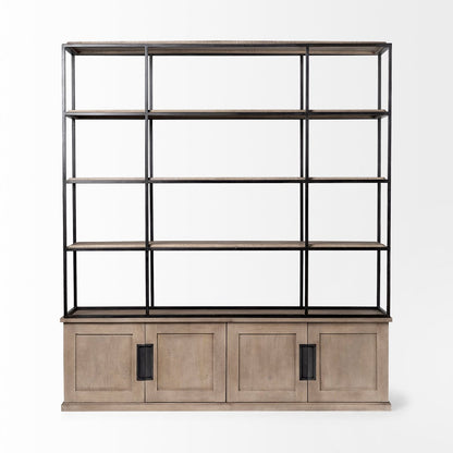 Mercana Braxton Iron Three Shelves Etegere