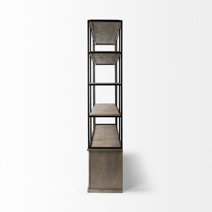 Mercana Braxton Iron Three Shelves Etegere
