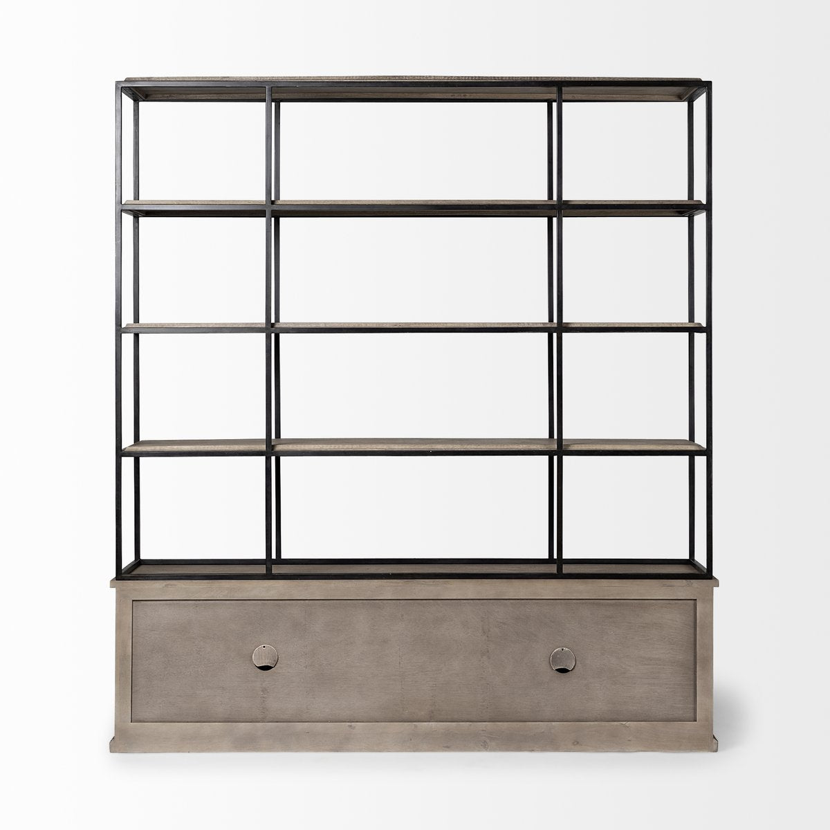Mercana Braxton Iron Three Shelves Etegere