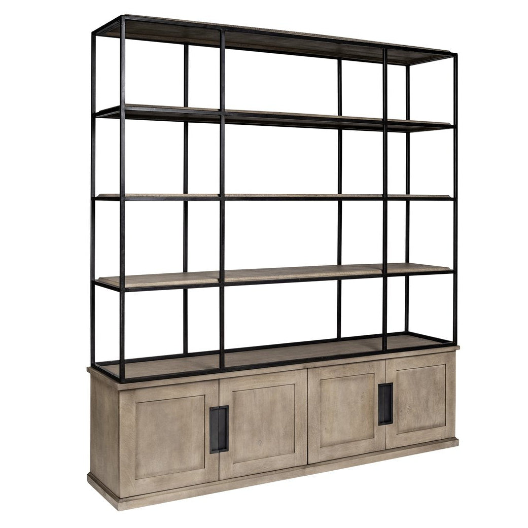 Mercana Braxton Iron Three Shelves Etegere