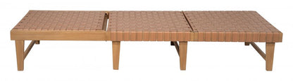 Zuo Modern Breath Rattan Weave Outdoor Chaise Lounge