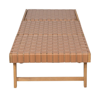 Zuo Modern Breath Rattan Weave Outdoor Chaise Lounge
