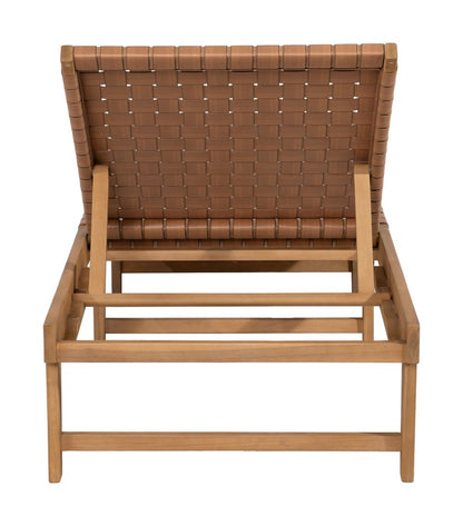 Zuo Modern Breath Rattan Weave Outdoor Chaise Lounge