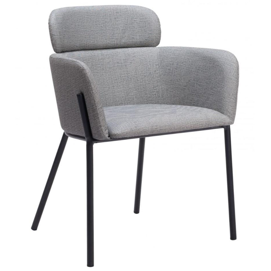 Bremor Steel Dining Arm Chair 2PC