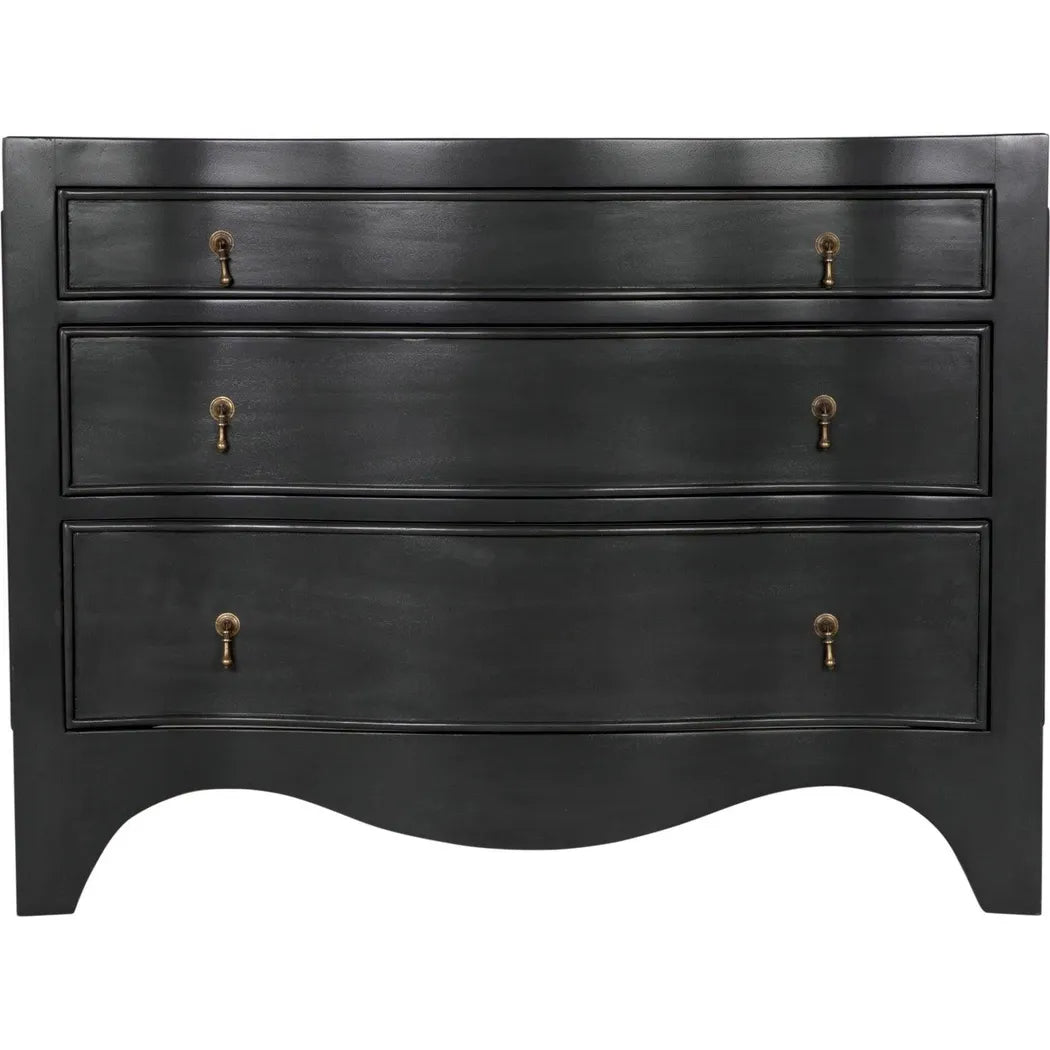 Noir Brentford Wood Black Dresser