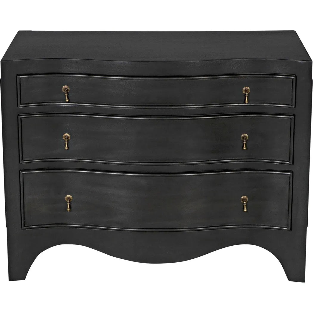 Noir Brentford Wood Black Dresser