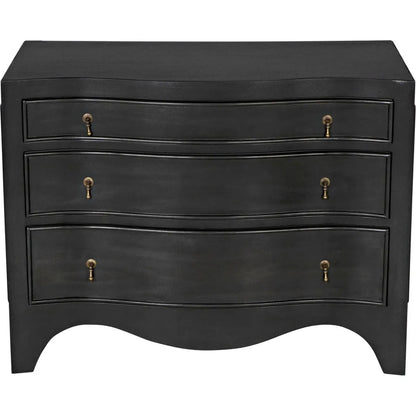 Noir Brentford Wood Black Dresser