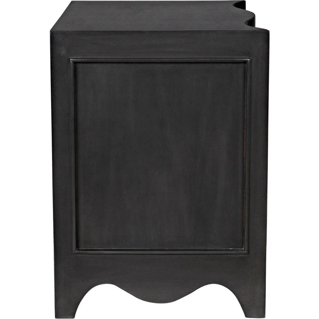 Noir Brentford Wood Black Dresser
