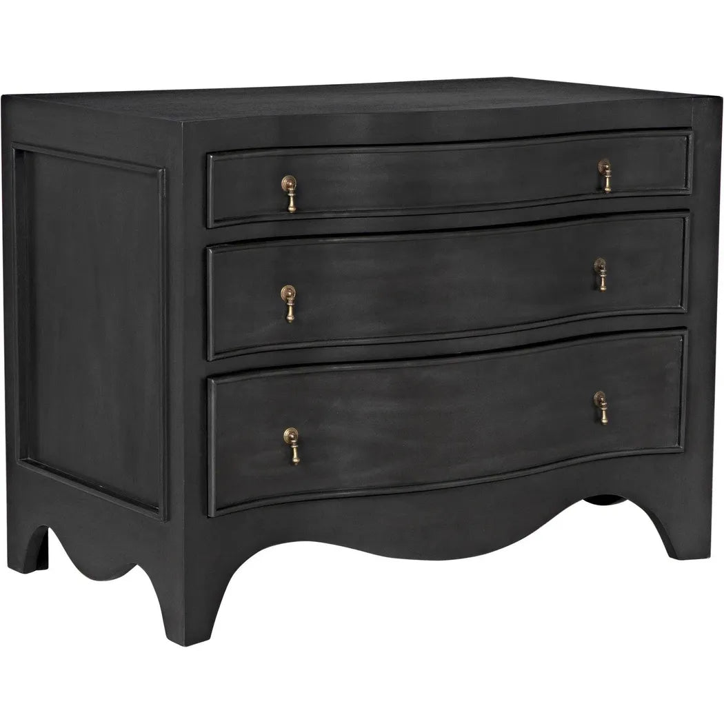Noir Brentford Wood Black Dresser