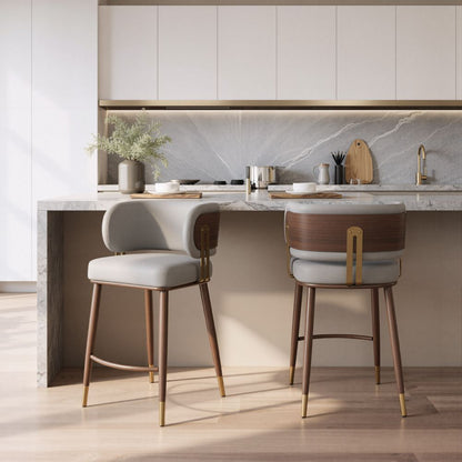 Zuo Modern Brew Faux Leather Counter Stool