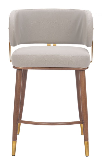 Zuo Modern Brew Faux Leather Counter Stool