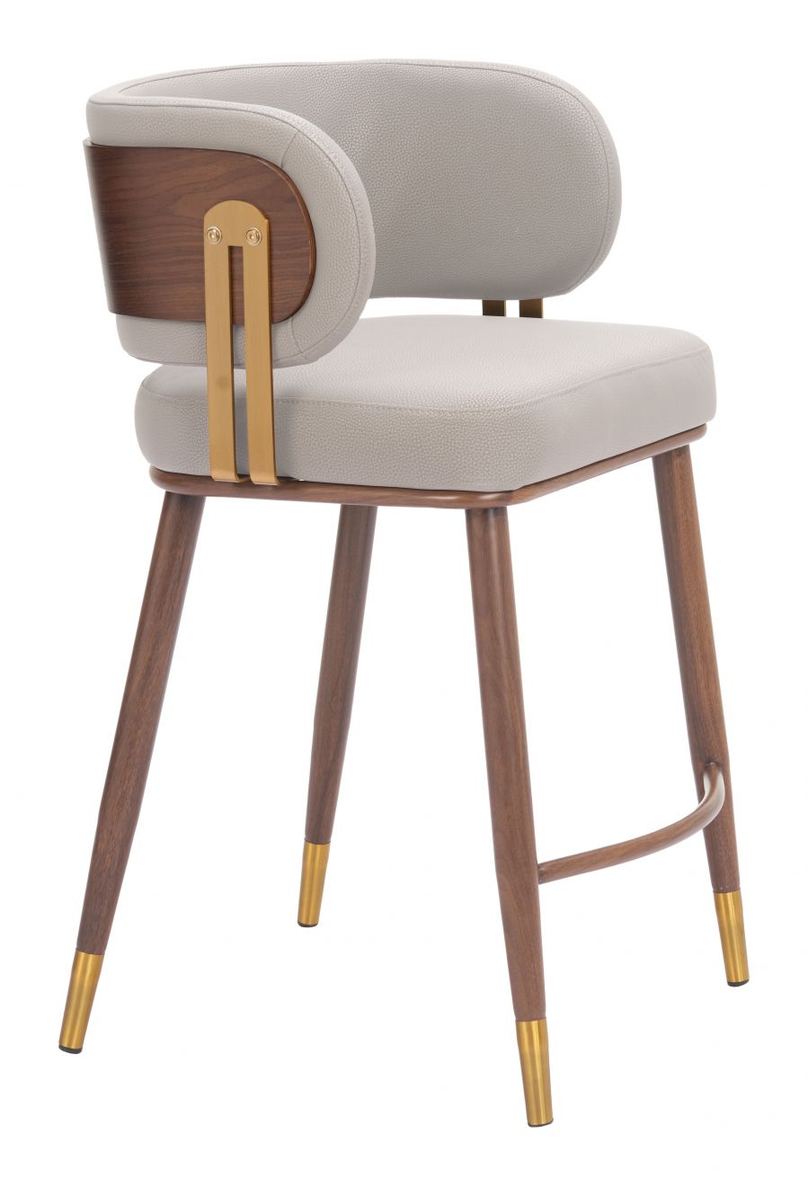 Zuo Modern Brew Faux Leather Counter Stool