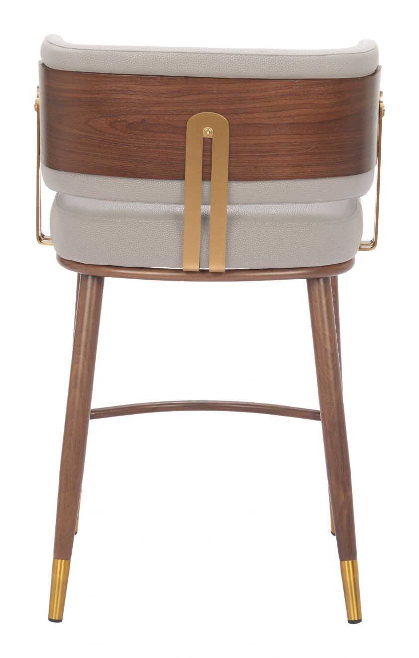 Zuo Modern Brew Faux Leather Counter Stool