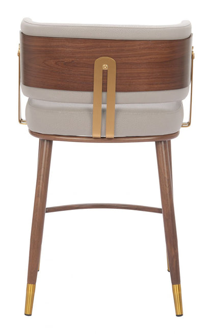 Zuo Modern Brew Faux Leather Counter Stool