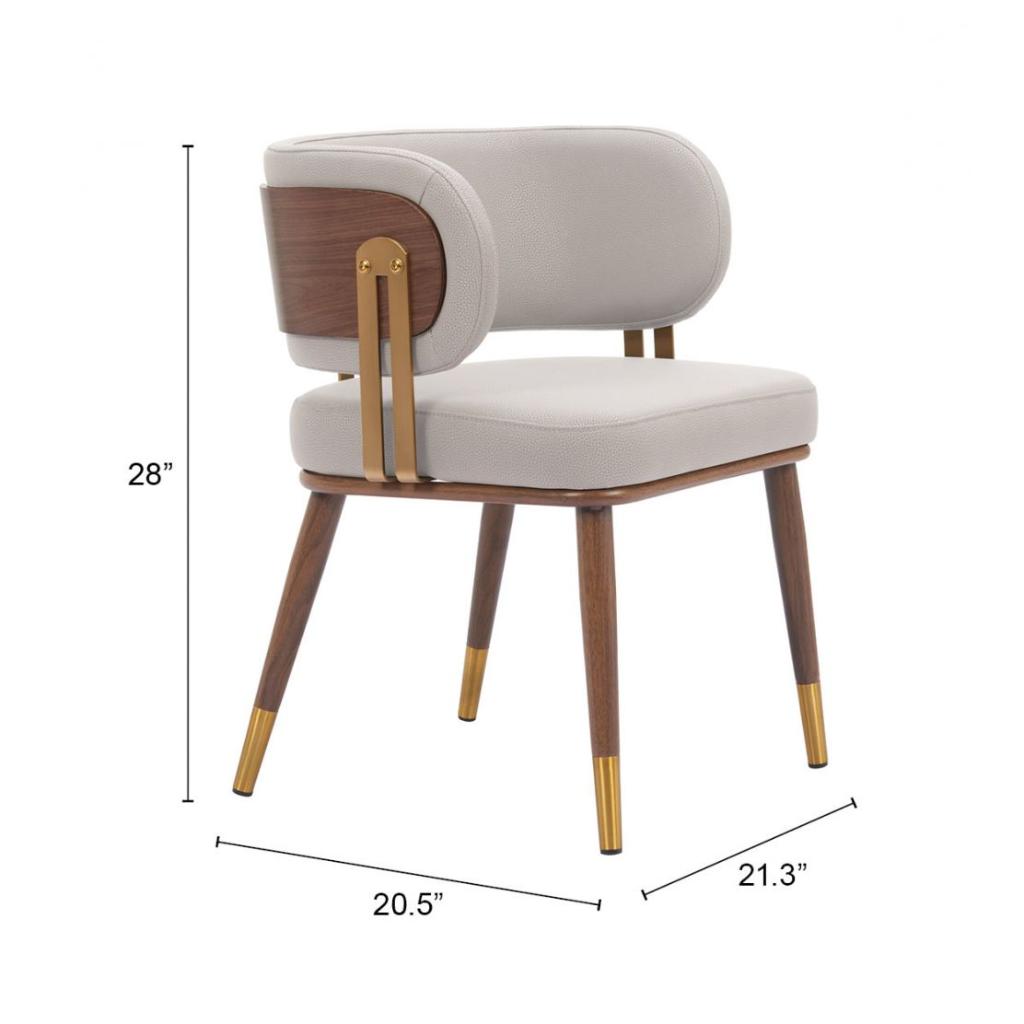 Brew Wood & Steel Dining Chair 2PC