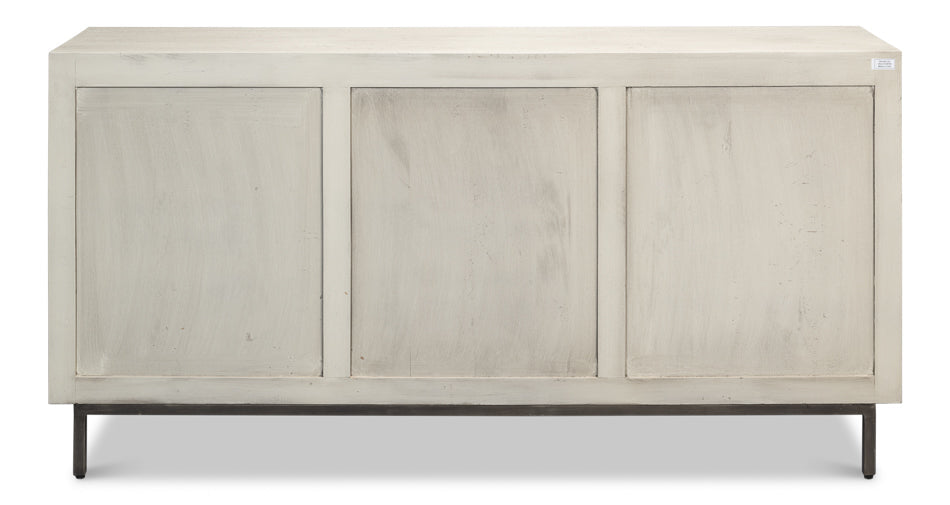 Bricka Three Door Sideboard Buffet for Dining Room-Sideboards-Sarreid-LOOMLAN