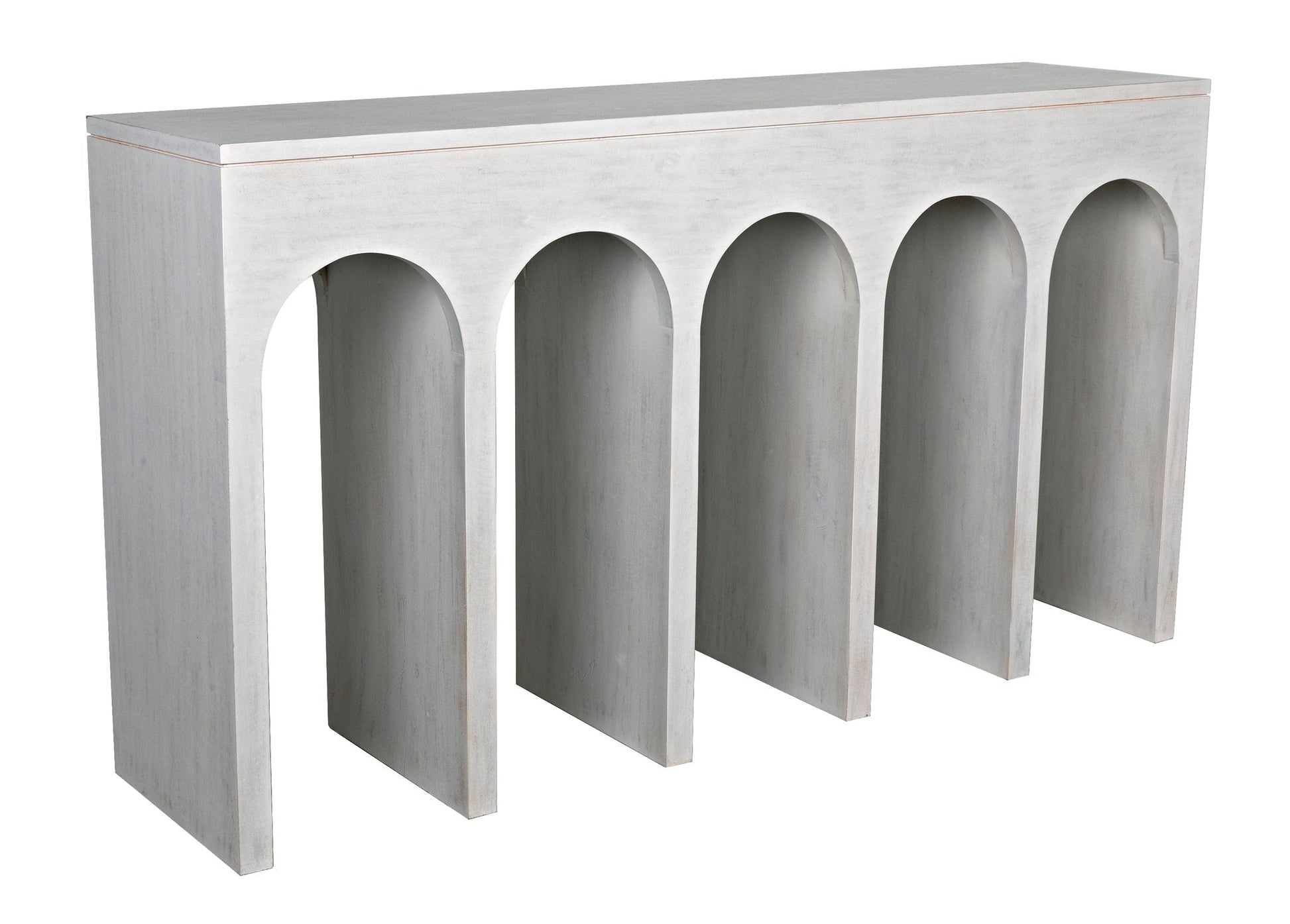 Bridge Console, White Wash-Console Tables-Noir-Sideboards and Things