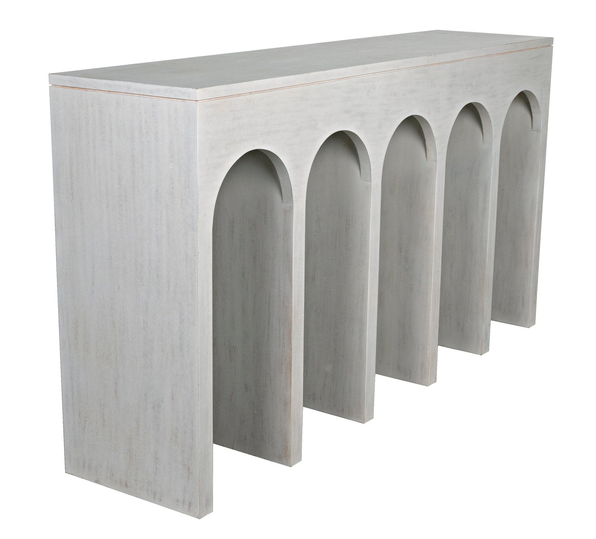 Bridge Console, White Wash-Console Tables-Noir-Sideboards and Things