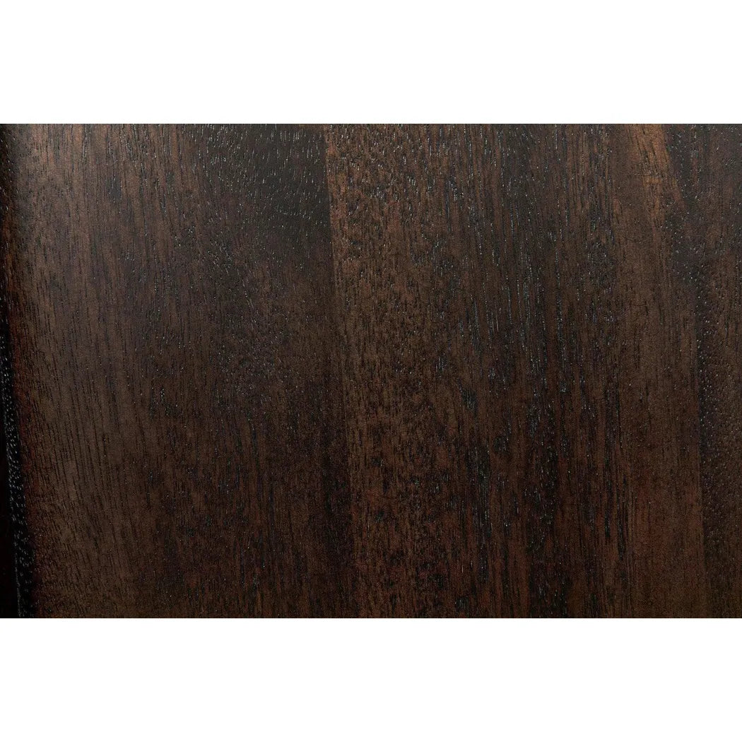 Bridge Desk, Ebony Walnut Wood Unique Desk Drawers