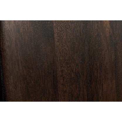 Bridge Desk, Ebony Walnut Wood Unique Desk Drawers