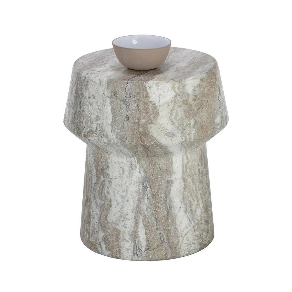 SUNPAN Brie Concrete Outdoor End Table