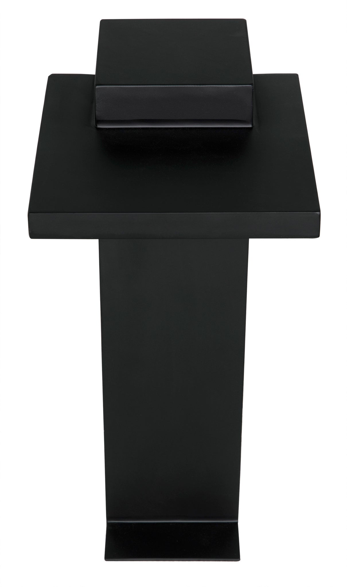 Brienne Side Table, Metal-Side Tables-Noir-Sideboards and Things