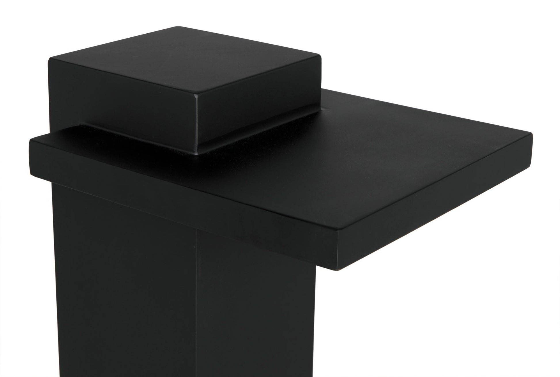 Brienne Side Table, Metal-Side Tables-Noir-Sideboards and Things