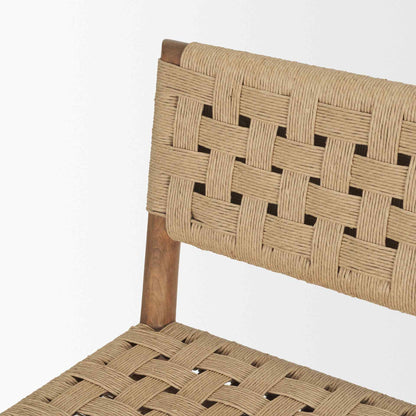 Brinley Woven Paper Rope Counter Stool