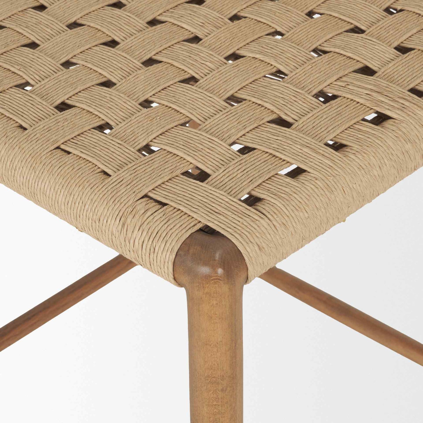 Brinley Woven Paper Rope Counter Stool