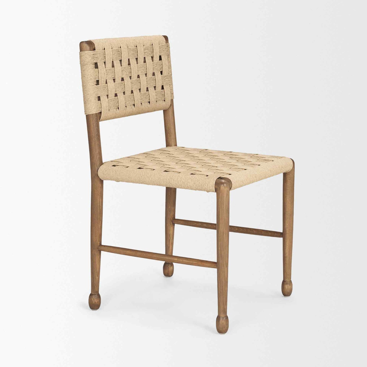 Mercana Brinley Woven Paper Rope Dining Chair 2PC