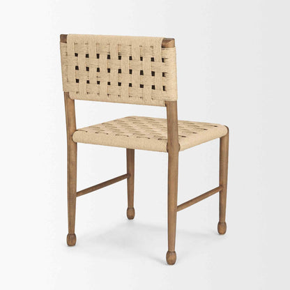 Mercana Brinley Woven Paper Rope Dining Chair 2PC