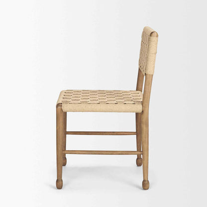 Mercana Brinley Woven Paper Rope Dining Chair 2PC