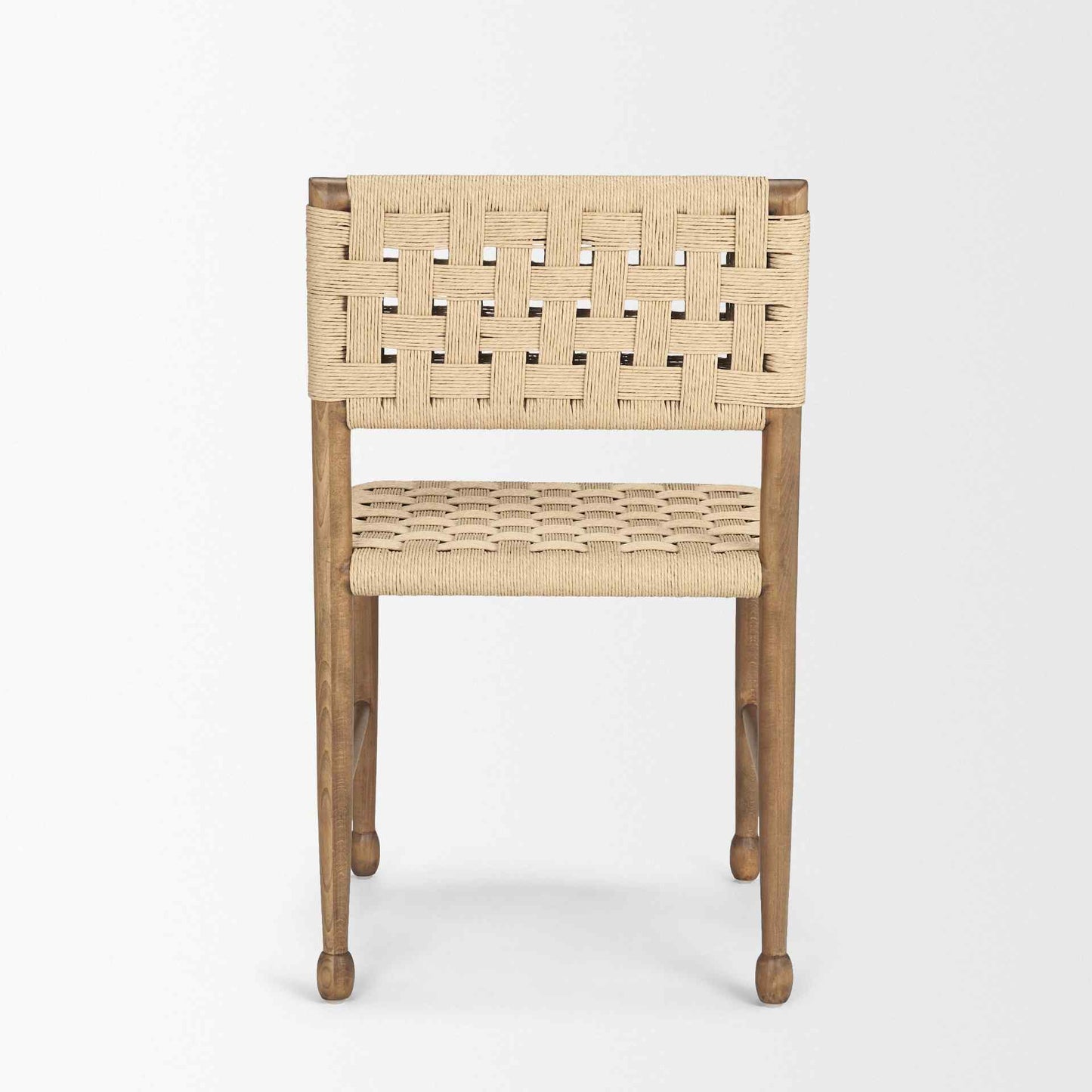 Mercana Brinley Woven Paper Rope Dining Chair 2PC