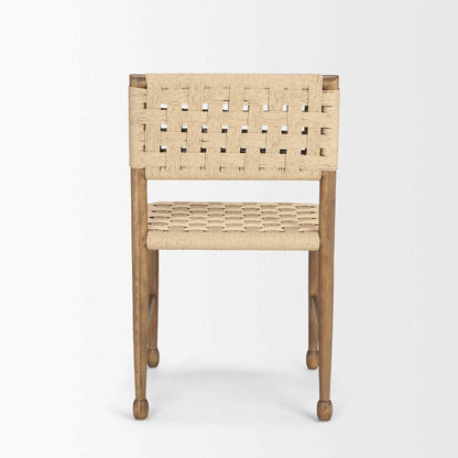 Mercana Brinley Woven Paper Rope Dining Chair 2PC