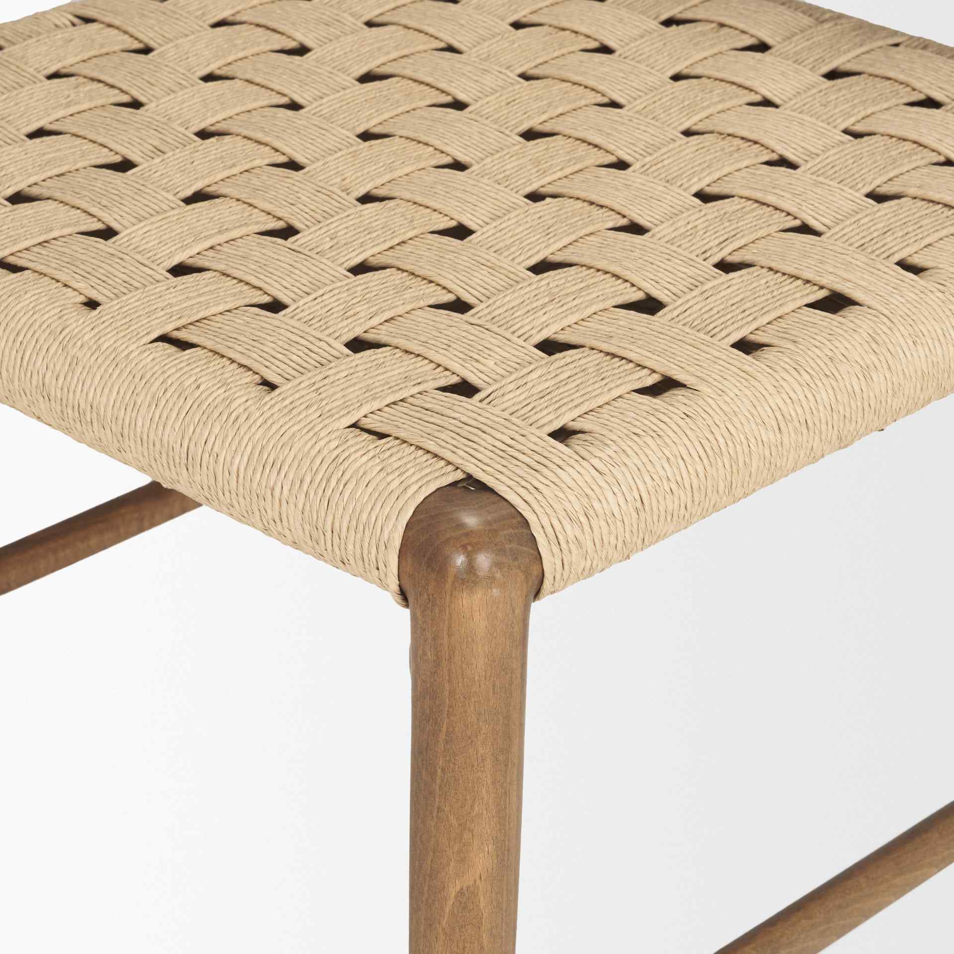Mercana Brinley Woven Paper Rope Dining Chair 2PC