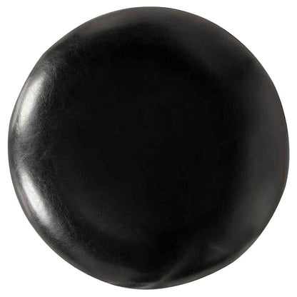 Brisbane Black Leather Swivel Barstool