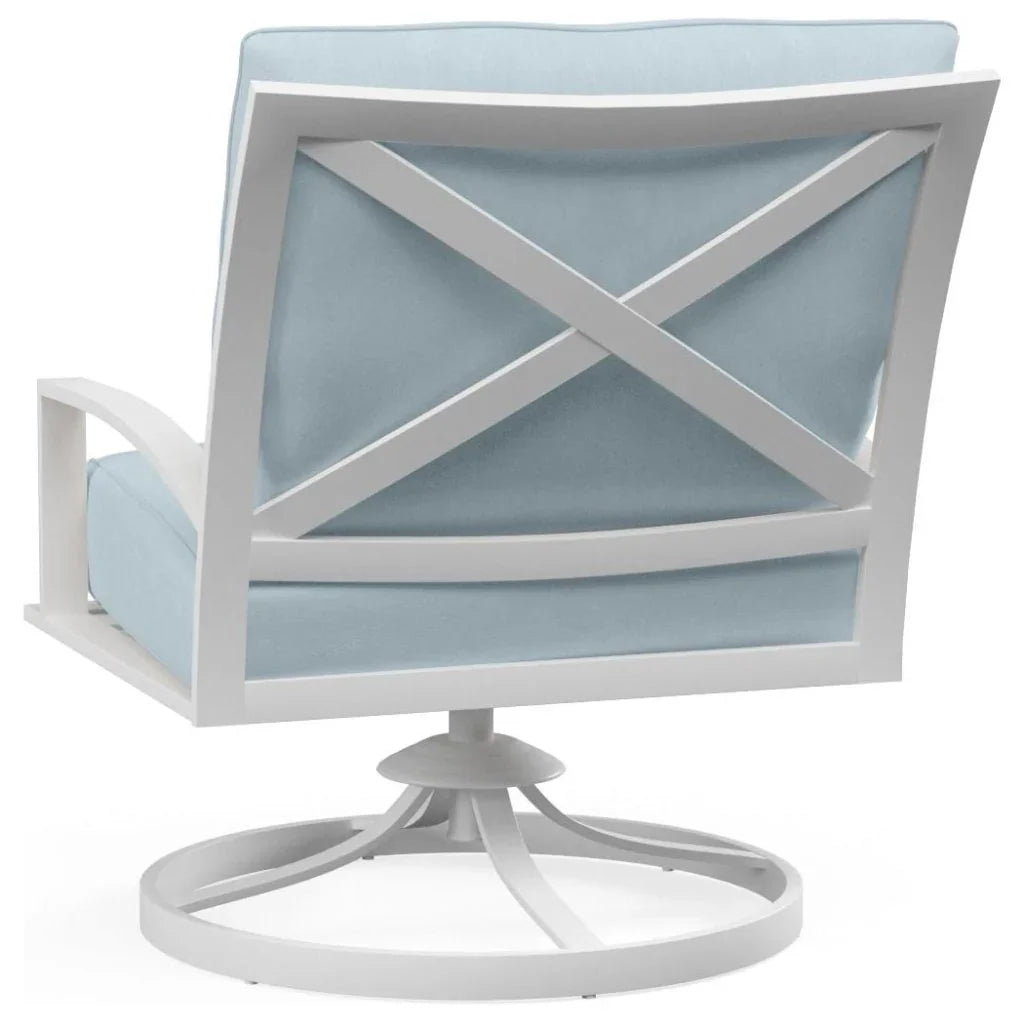 Bristol Sunbrella Swivel Outdoor Accent Chair -- view 2