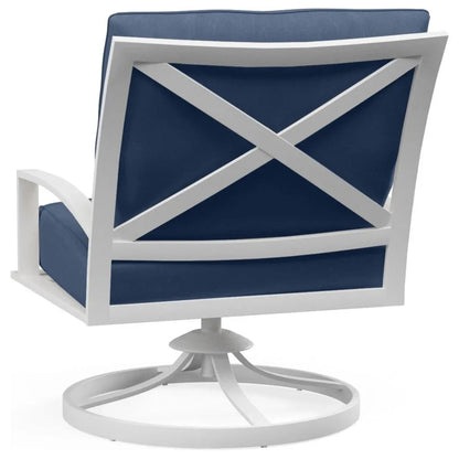 Bristol Sunbrella Swivel Outdoor Accent Chair -- view 5