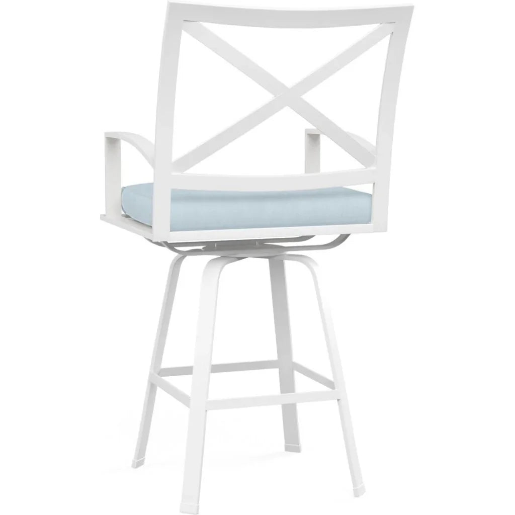 Bristol Sunbrella Swivel Outdoor Barstool -- view 2