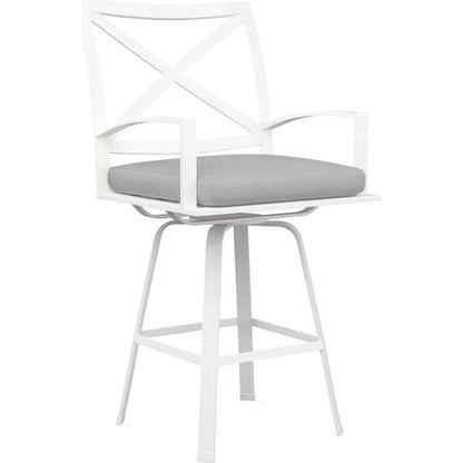 Bristol Sunbrella Swivel Outdoor Barstool -- view 9