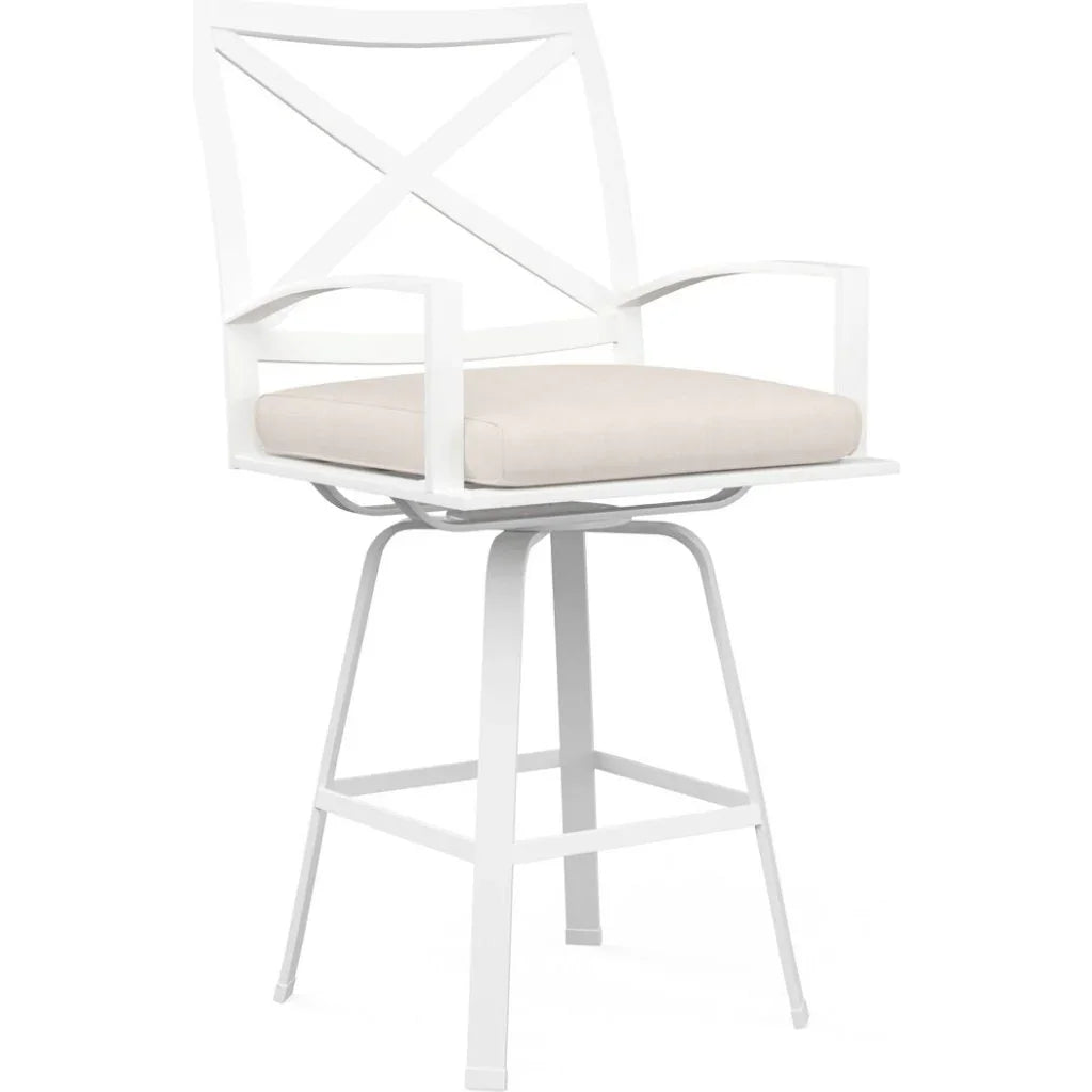 Bristol Sunbrella Swivel Outdoor Barstool -- view 11