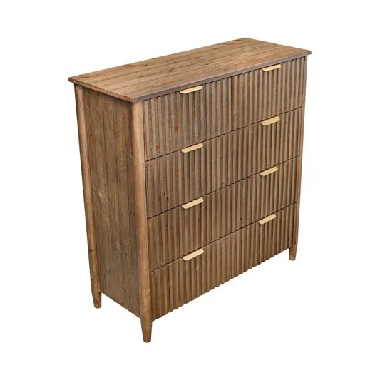 Britanica Modern Styled Wooden 5 Drawer Chest