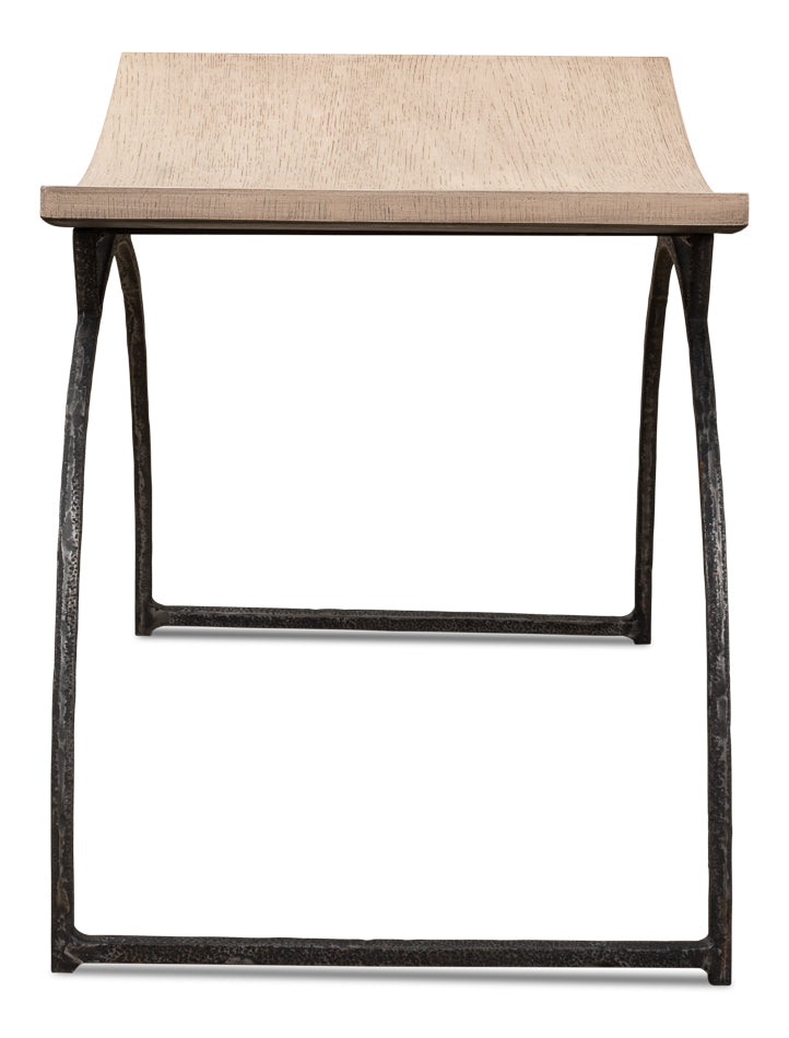 Britton Bench Bedroom Stool-Bedroom Benches-Sarreid-LOOMLAN